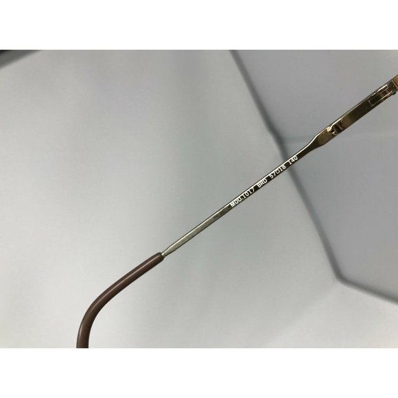 Vintage Viva Eyeglasses MOD1017 BRD 57[]18 140 Eyeglass Gold Brown Aviator Frame - Picture 5 of 12